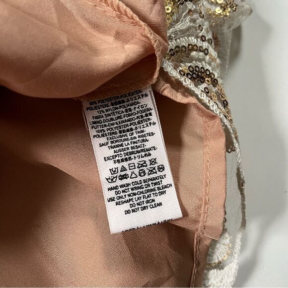 Free People NWT Night Shimmers Sequins Dress 0 - Picture 6 of 10